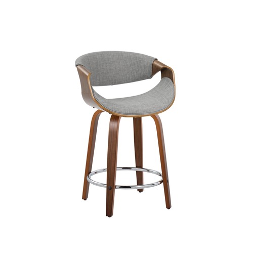 Curvini 24'' Fixed-height Counter Stool